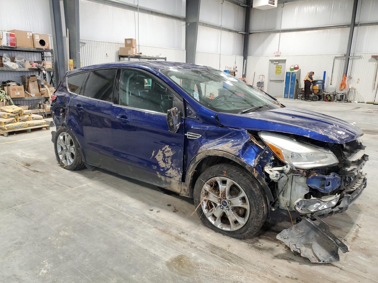 2013 Ford Escape VIN 1FMCU9H90DUA09848 Copart auction photo, all over / hail damage thumbnail 4