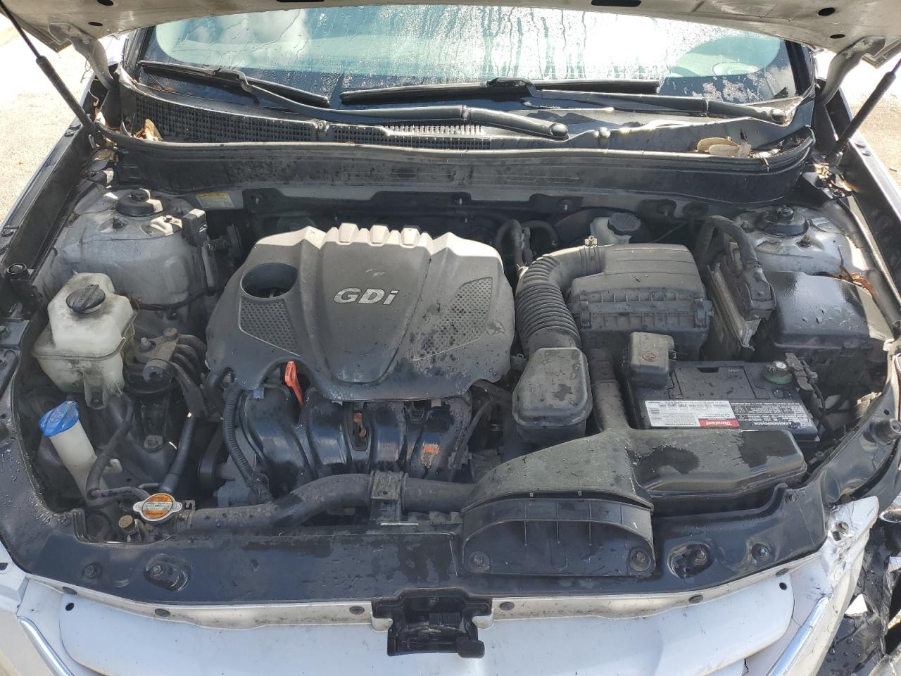 2012 Hyundai Sonata VIN 5NPEB4ACXCH500500 Copart auction photo, front end / rear end damage thumbnail 11