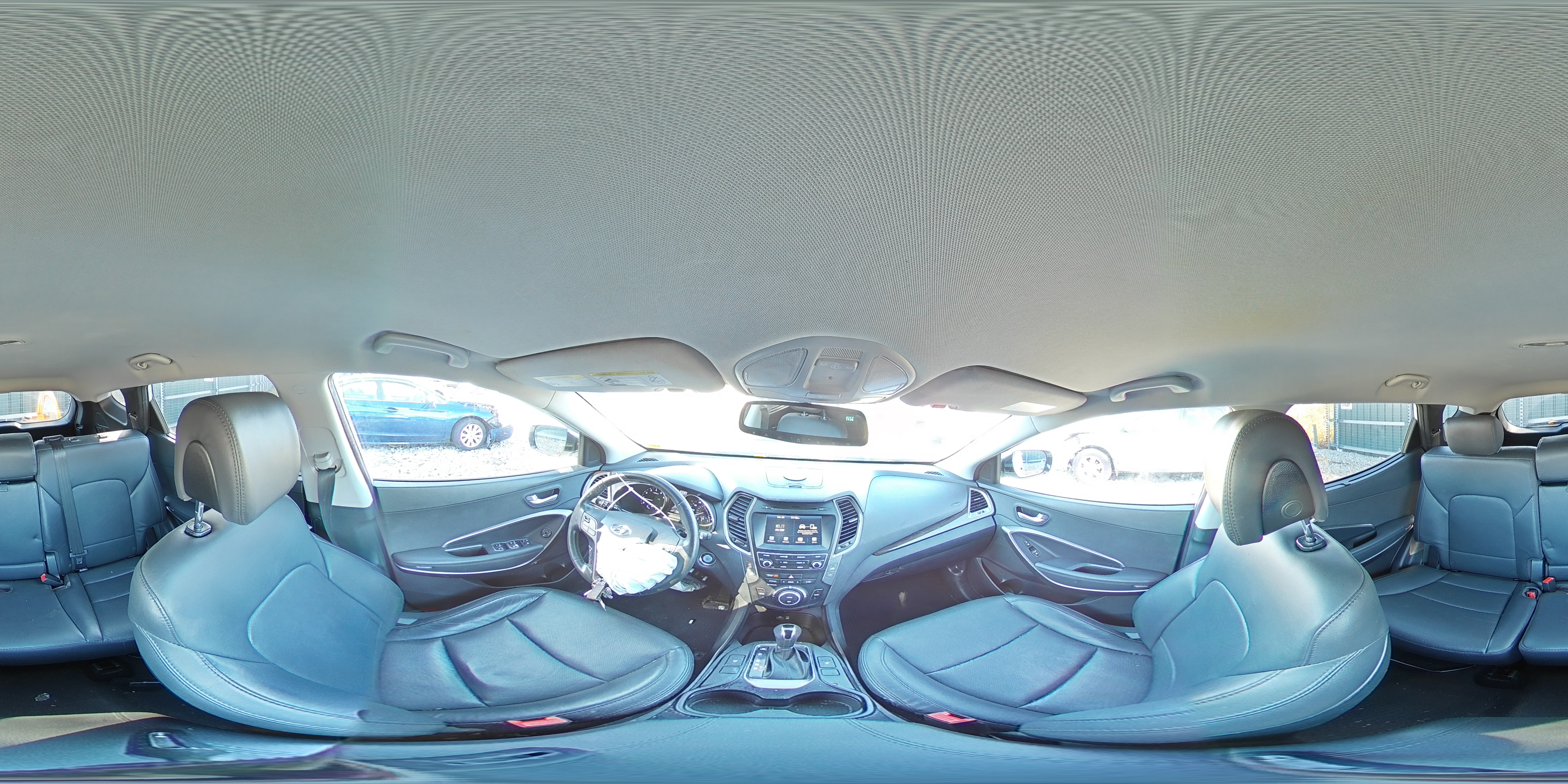 2017 Hyundai Santa Fe VIN 5XYZUDLA3HG397569 Copart auction photo, front end damage thumbnail 14