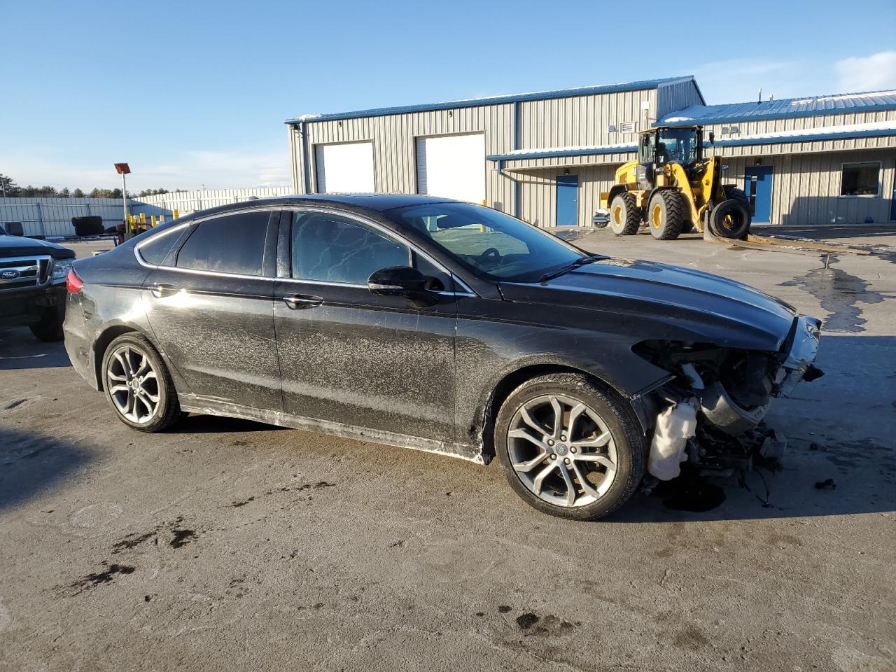 2019 Ford Fusion VIN 3FA6P0CD2KR222309 Copart auction photo, front end damage thumbnail 4