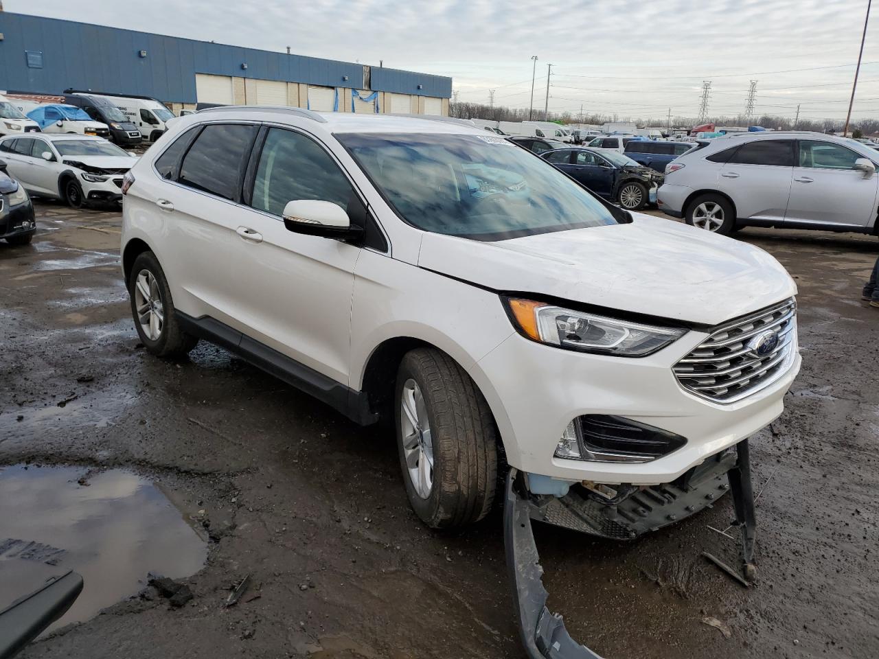 2019 Ford Edge VIN 2FMPK4J97KBB12580 Copart auction photo, front end damage thumbnail 4