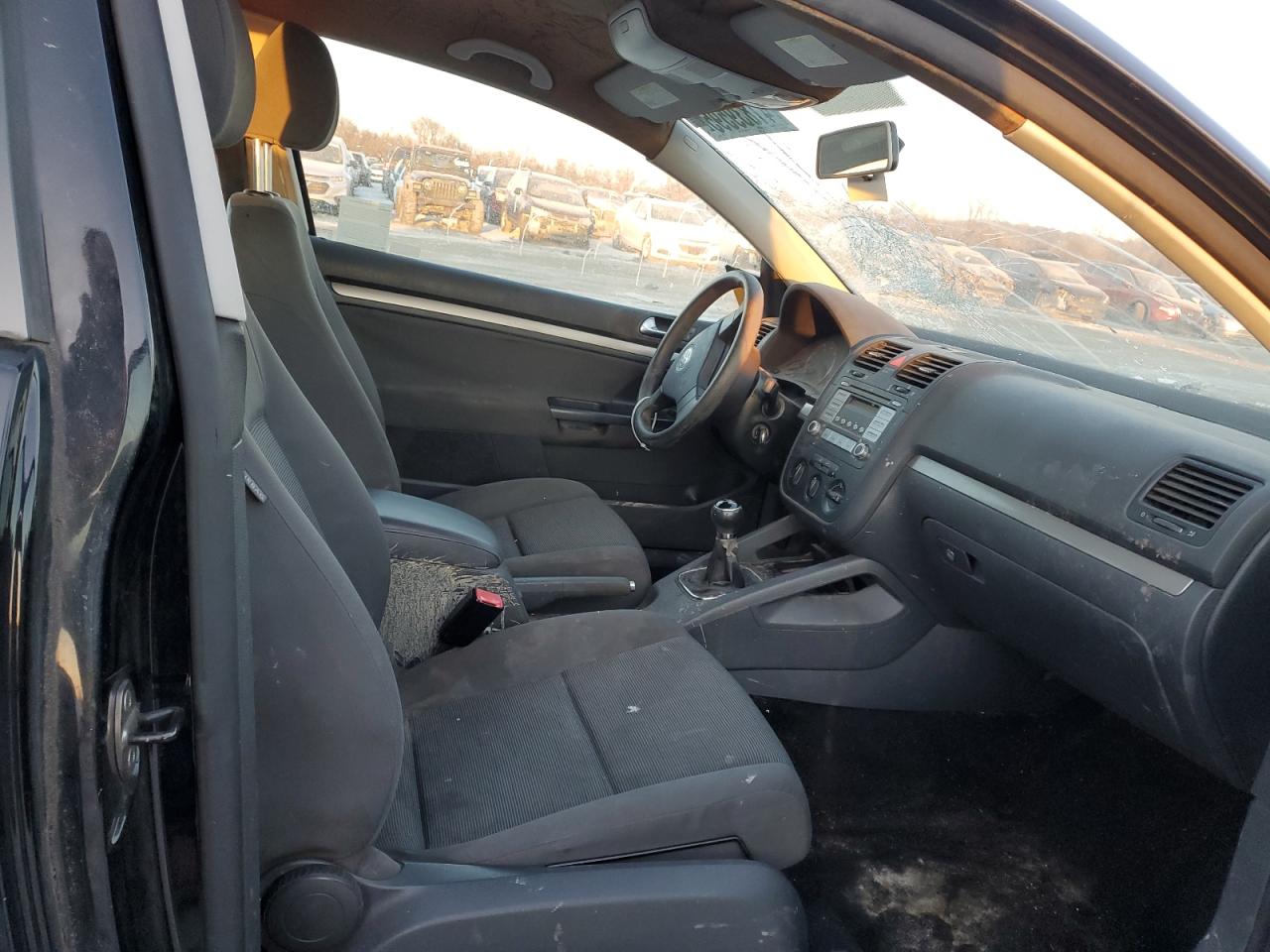 2009 Volkswagen Golf VIN WVWAB71K29W021336 Copart auction photo, side damage thumbnail 10