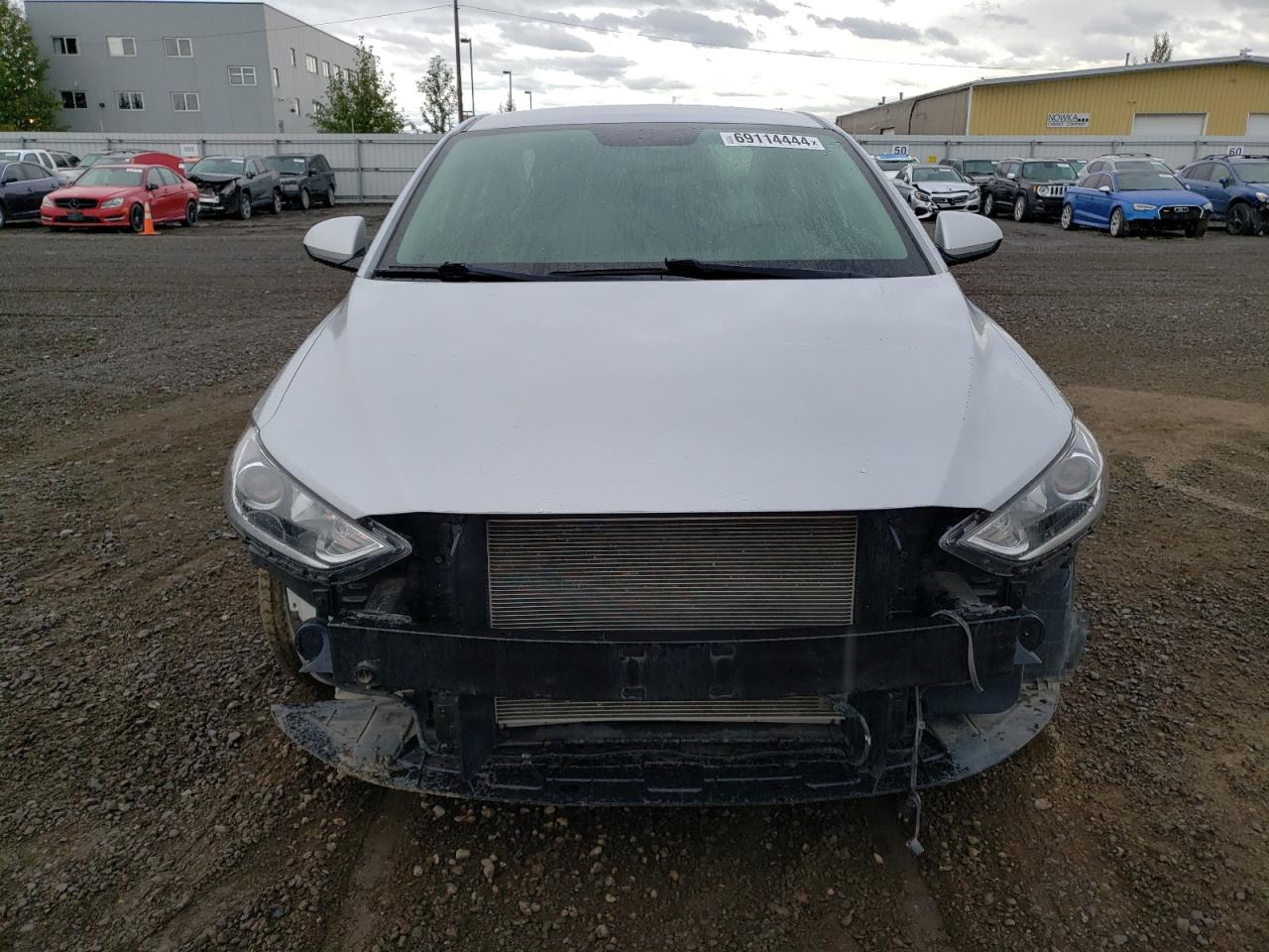 2018 Hyundai Elantra VIN KMHD74LF3JU571220 Copart auction photo, all over damage thumbnail 5