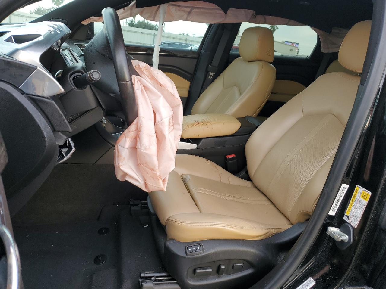 2014 Cadillac SRX VIN 3GYFNFE34ES659047 Copart auction photo, front end / minor dent/scratches damage thumbnail 7
