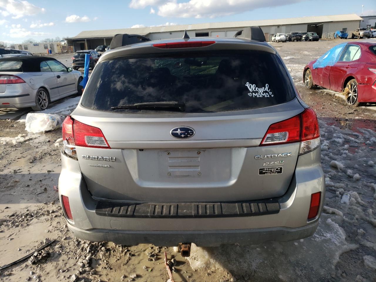 2011 Subaru Outback VIN 4S4BRBLC6B3348866 Copart auction photo, all over / undercarriage damage thumbnail 6