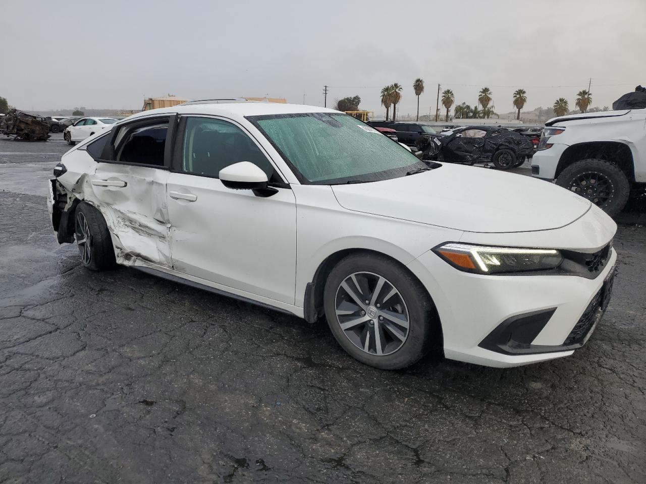 2023 Honda Civic VIN 19XFL2H55PE011820 Copart auction photo, side / rear end damage thumbnail 4