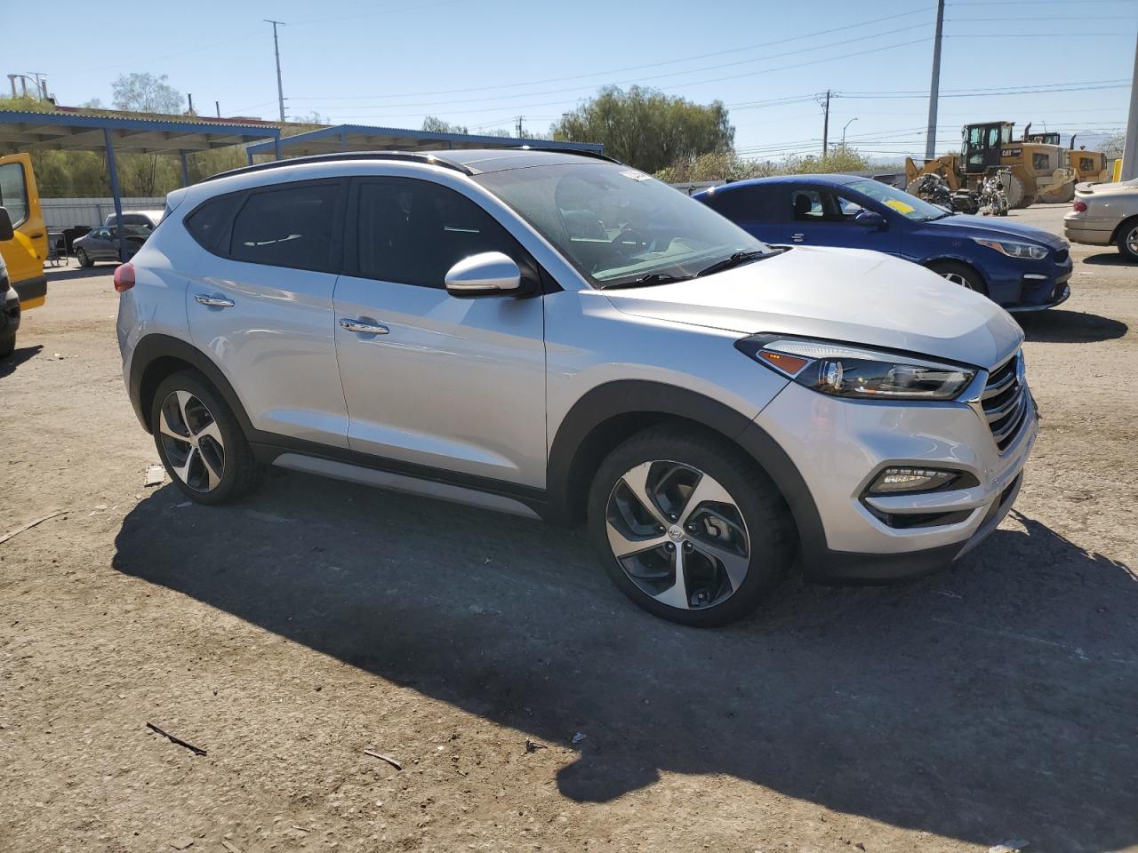 2018 Hyundai Tucson VIN KM8J33A28JU773429 Copart auction photo, front end damage thumbnail 4