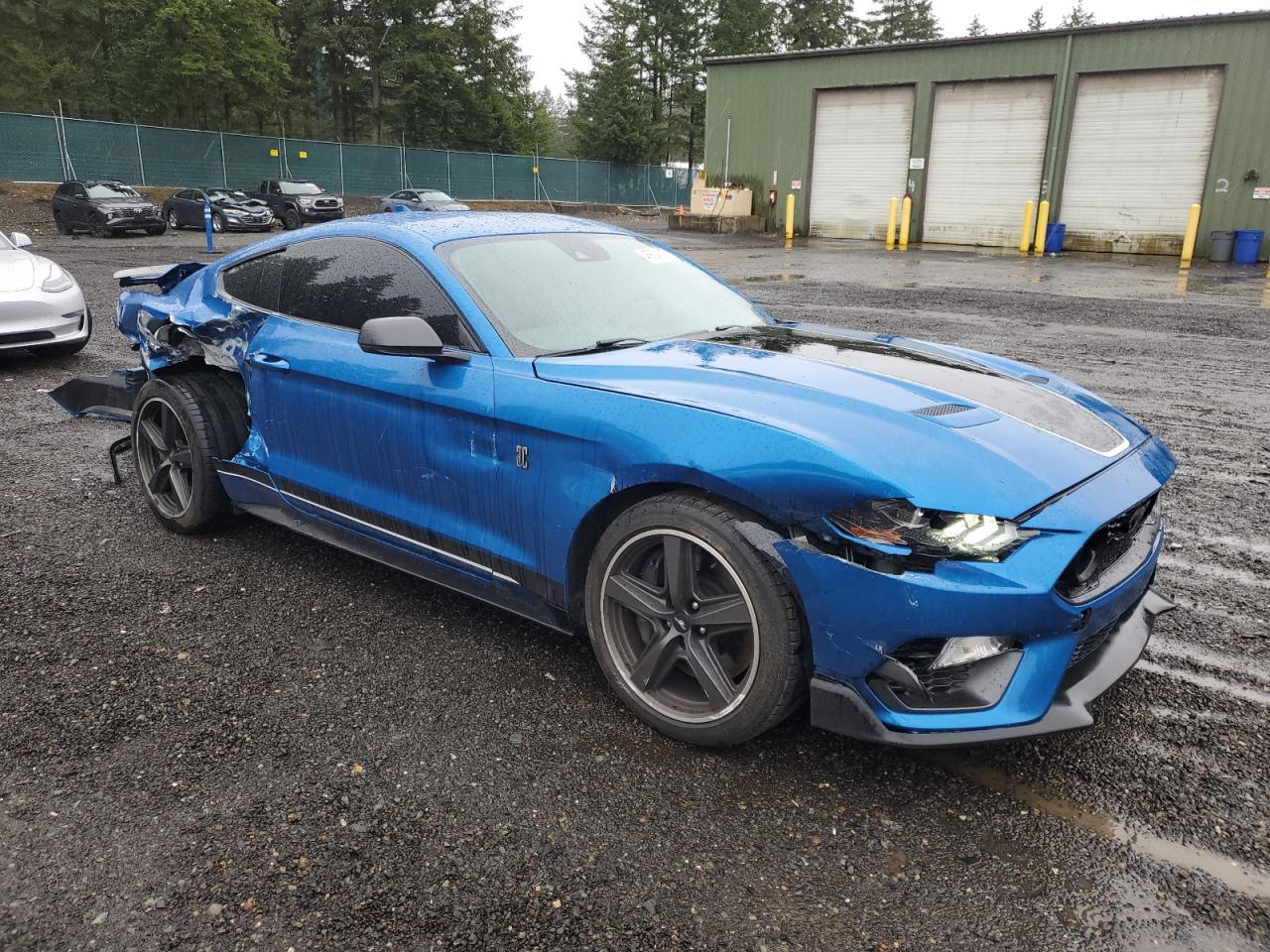 2021 Ford Mustang VIN 1FA6P8R04M5555068 Copart auction photo, all over damage thumbnail 4