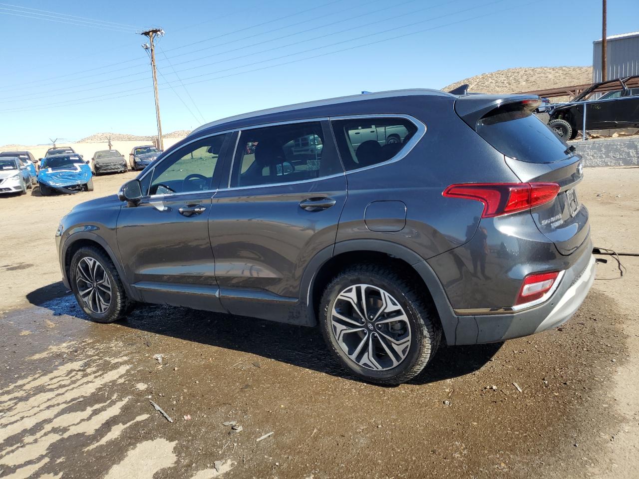 2020 Hyundai Santa Fe VIN 5NMS5CAAXLH191501 Copart auction photo, rear end damage thumbnail 2