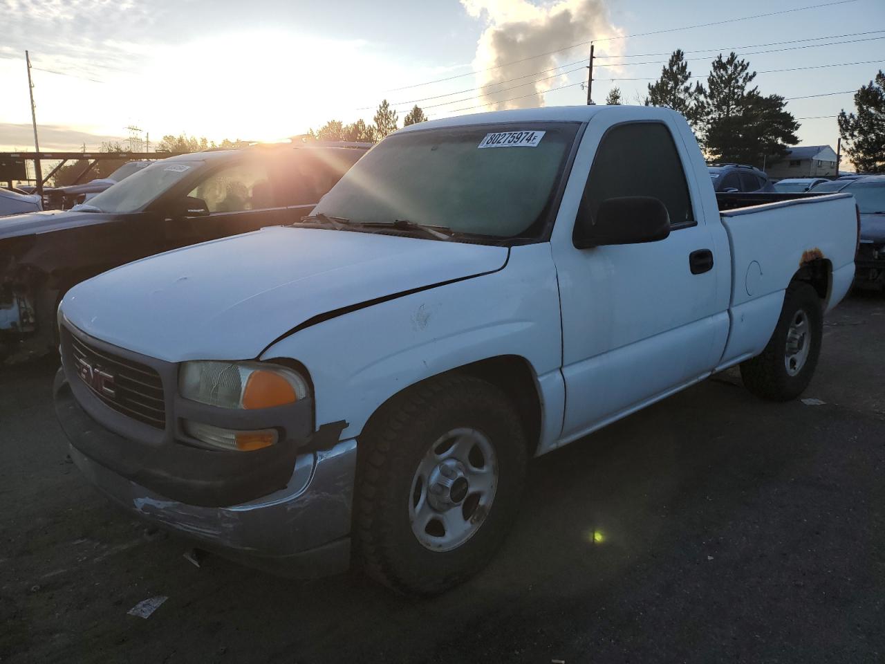 2000 GMC Sierra VIN 1GTEC14W6YZ160540