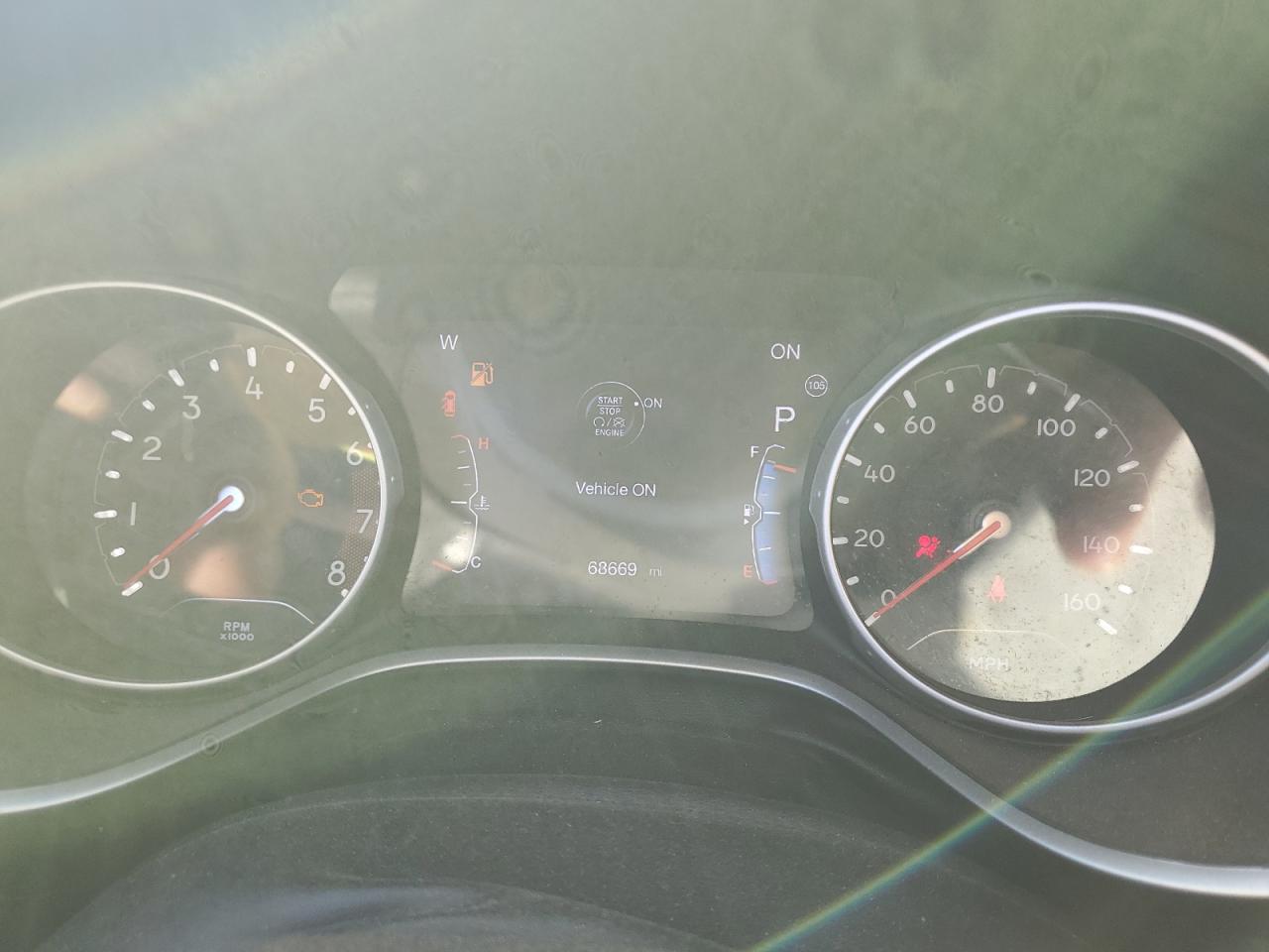 2020 Jeep Compass VIN 3C4NJDAB1LT132704 Copart auction photo, front end damage thumbnail 9