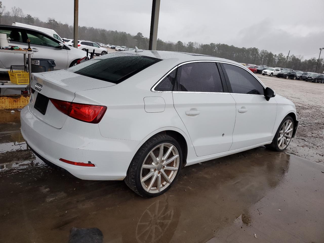 2015 Audi A3 VIN WAUCCGFFXF1056133 Copart auction photo, front end damage thumbnail 3