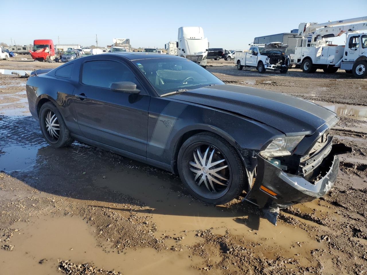 2013 Ford Mustang VIN 1ZVBP8AM5D5256869 Copart auction photo, front end / minor dent/scratches damage thumbnail 4