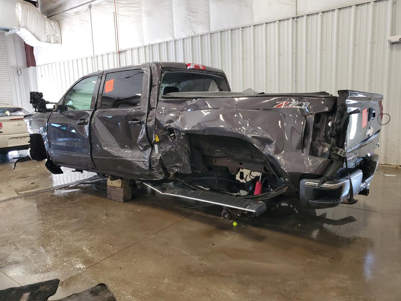 2015 Chevrolet Silverado VIN 3GCUKREC2FG478766 Copart auction photo, rollover damage thumbnail 2