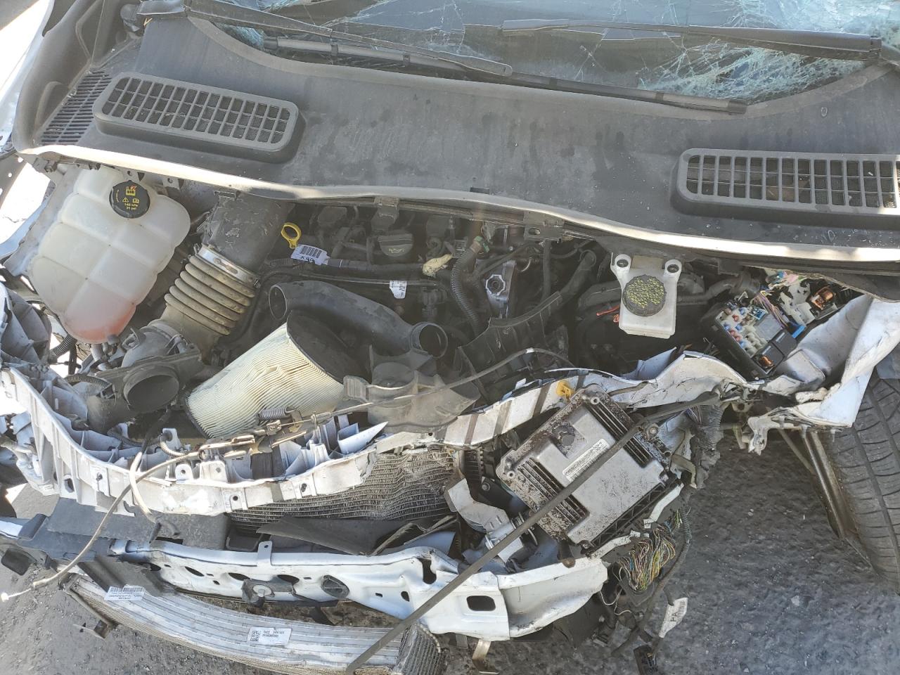 2014 Ford Escape VIN 1FMCU9J9XEUE12781 Copart auction photo, rollover damage thumbnail 12