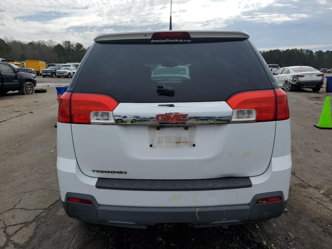2011 GMC Terrain VIN 2CTALMEC9B6235081 Copart auction photo, front end / minor dent/scratches damage thumbnail 6