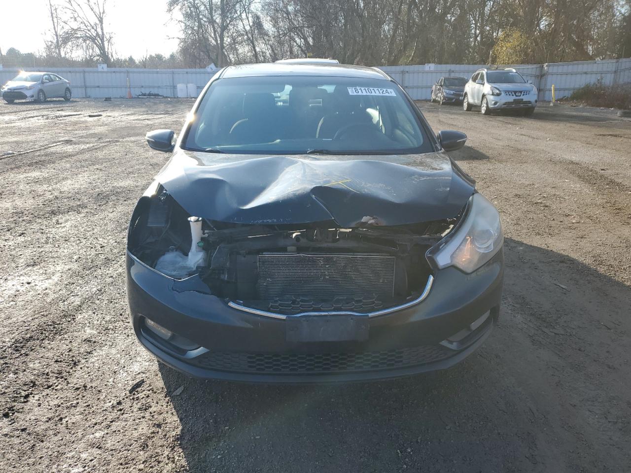 2014 KIA Forte VIN KNAFX4A62E5093661 Copart auction photo, mechanical / front end damage thumbnail 5