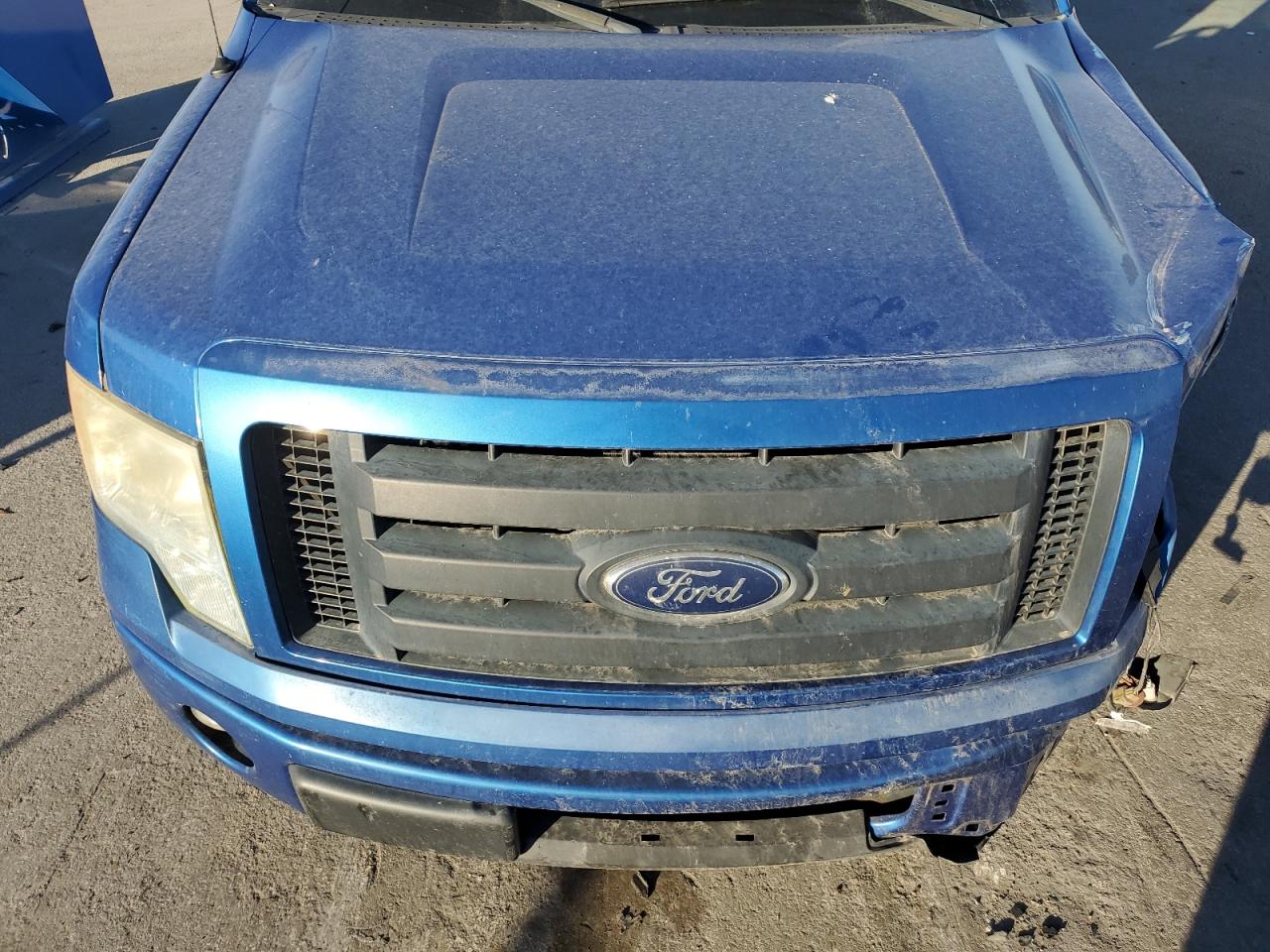 2010 Ford F-150 VIN 1FTEX1CW4AFA11475 Copart auction photo, side / front end damage thumbnail 11