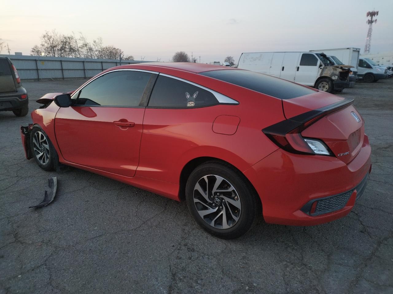 2016 Honda Civic VIN 2HGFC4B08GH312368 Copart auction photo, front end damage thumbnail 2