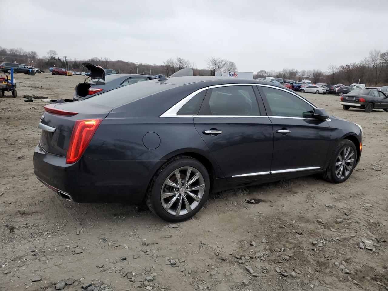 2013 Cadillac XTS VIN 2G61P5S3XD9181014 Copart auction photo, front end / side damage thumbnail 3