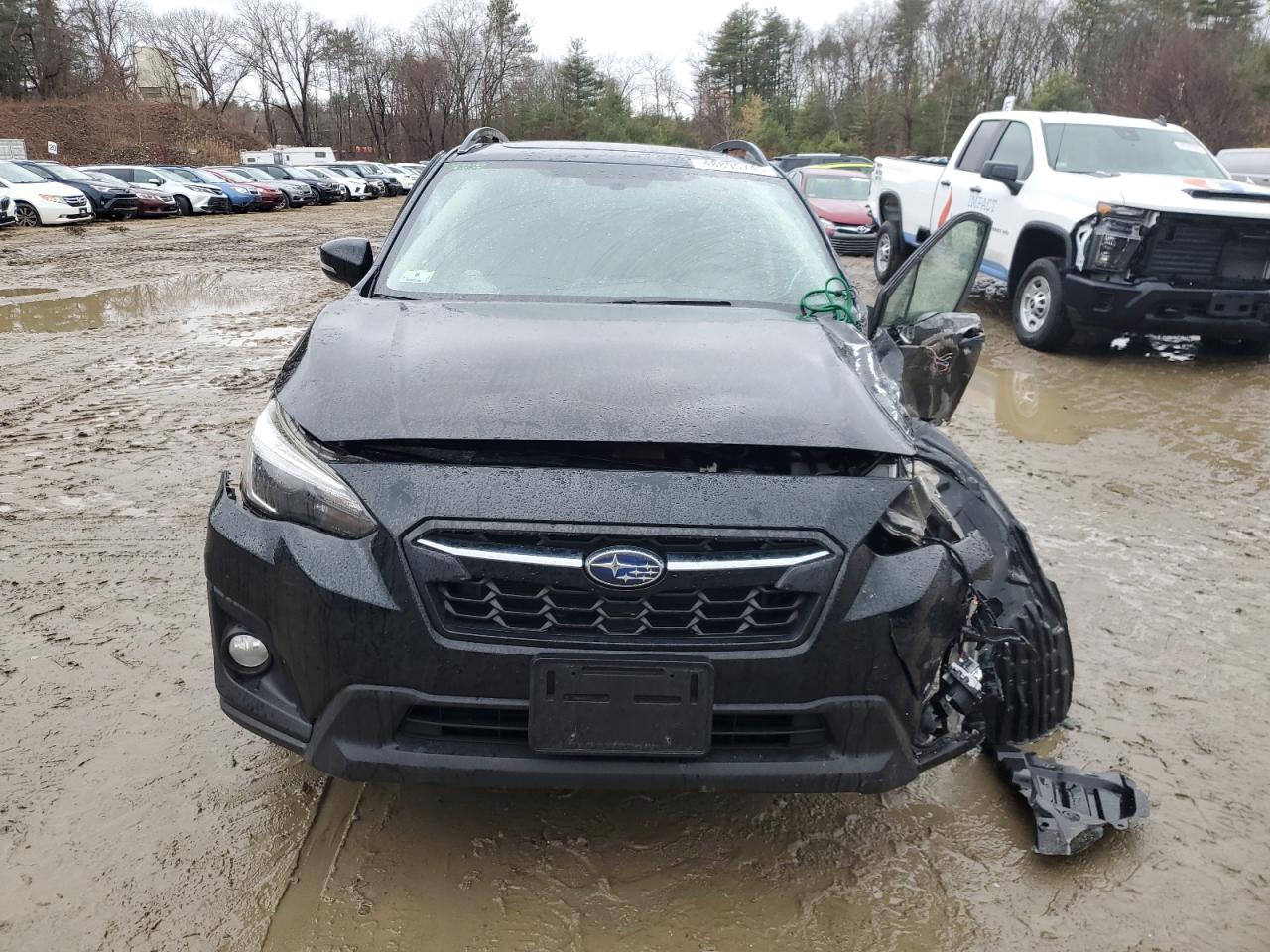 2018 Subaru XV VIN JF2GTALC2JH296435 Copart auction photo, front end / side damage thumbnail 5
