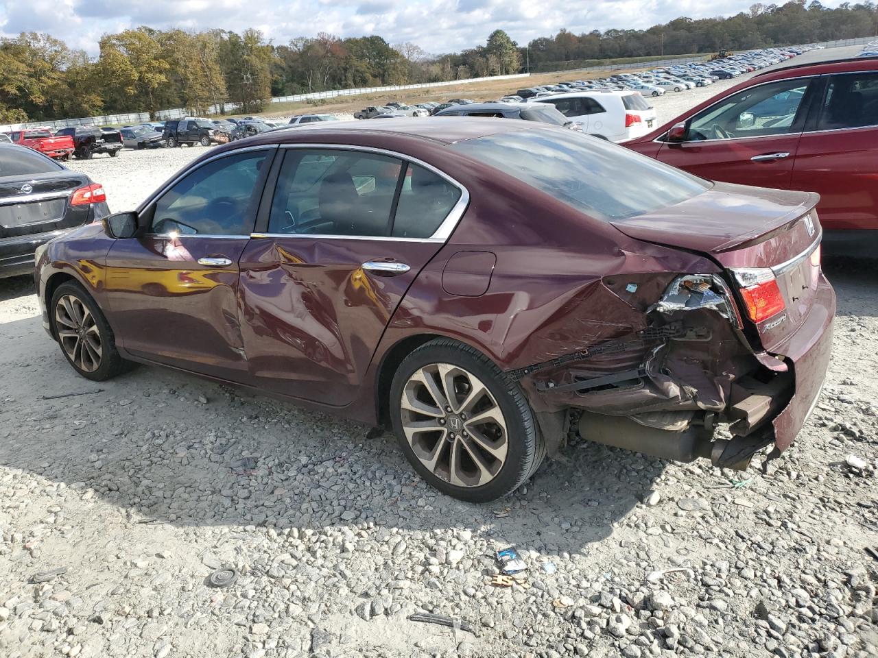 2013 Honda Accord VIN 1HGCR2F59DA262764 Copart auction photo, rear end / side damage thumbnail 2