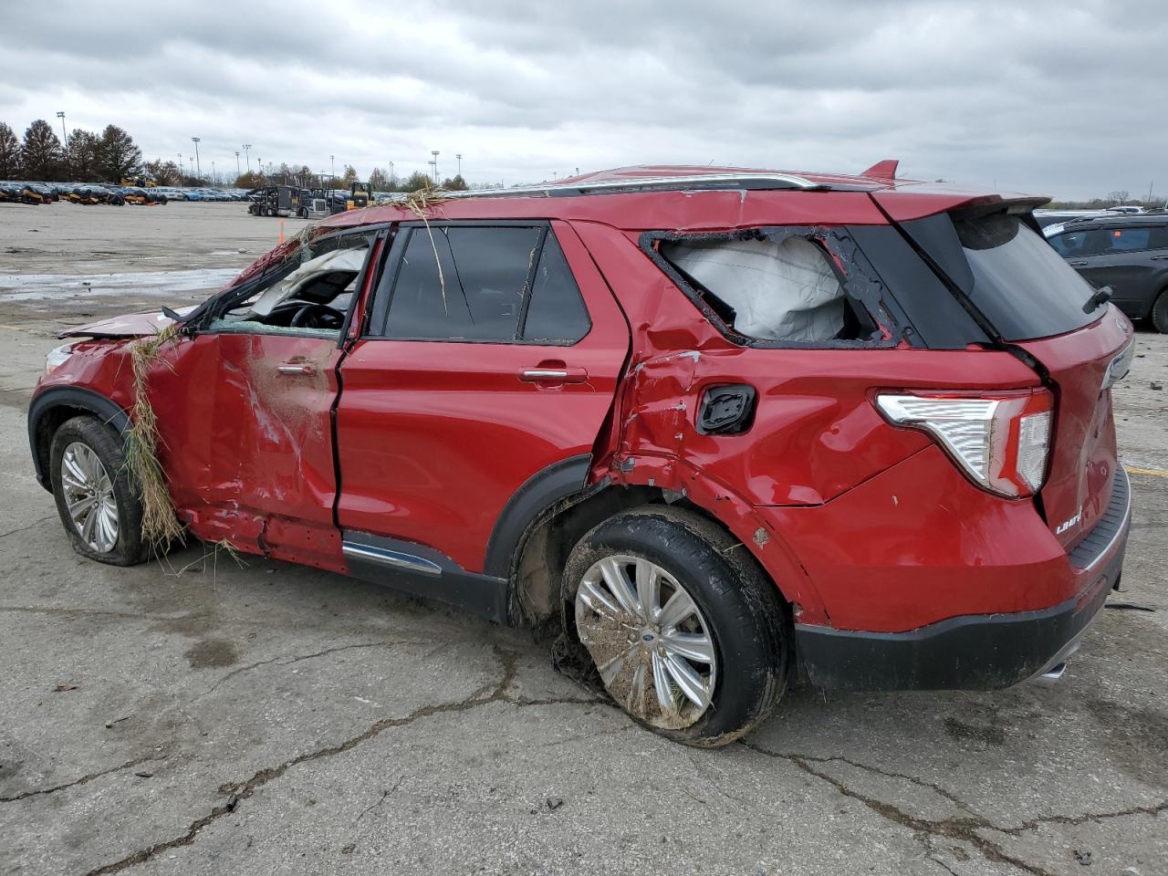 2020 Ford Explorer VIN 1FMSK8FH3LGA26162 Copart auction photo, all over damage thumbnail 2