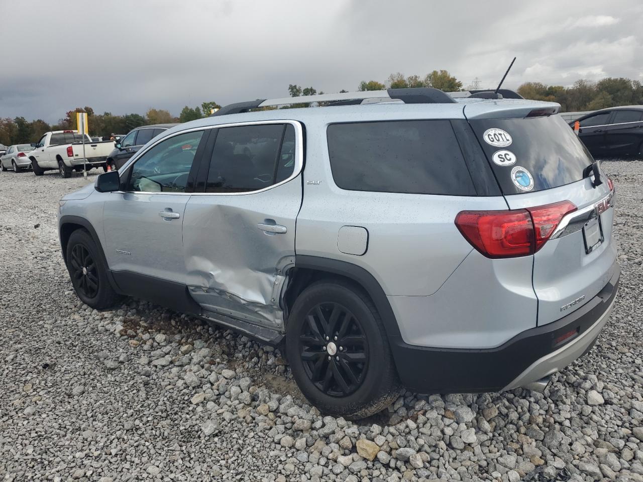 2017 GMC Acadia VIN 1GKKNULS6HZ316481 Copart auction photo, side / undercarriage damage thumbnail 2