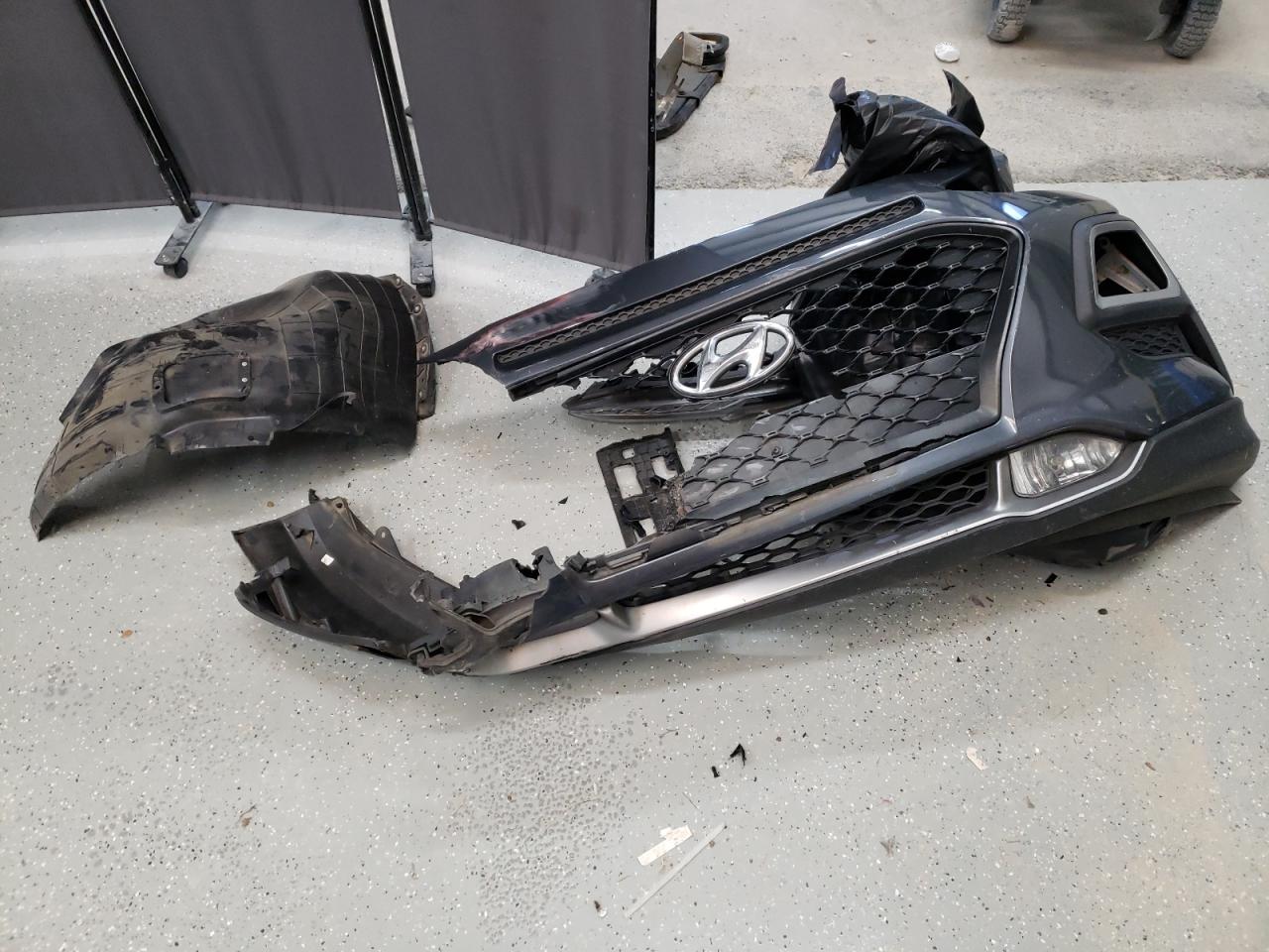 2019 Hyundai Kona VIN KM8K62AAXKU371006 Copart auction photo, front end damage thumbnail 15