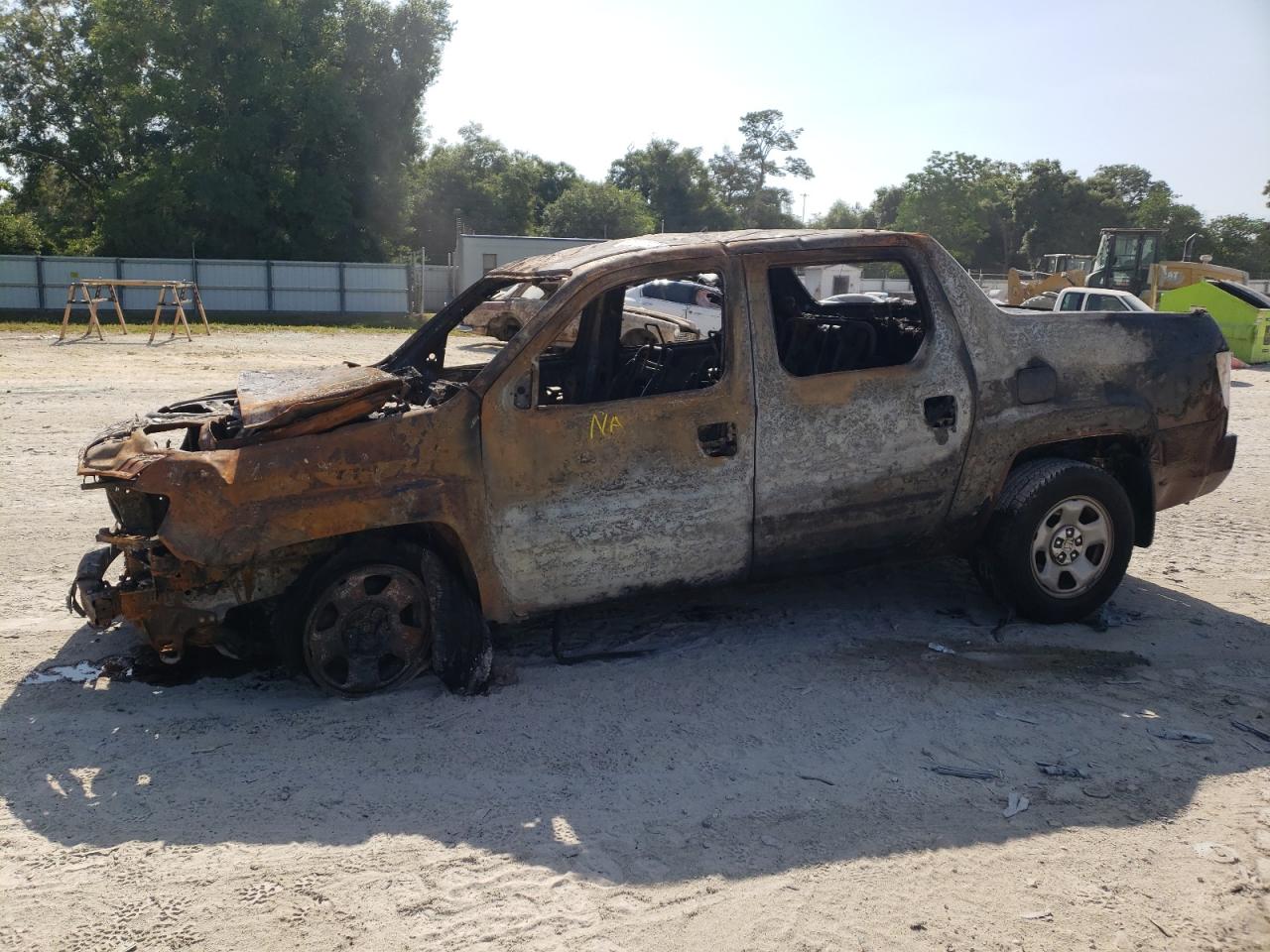 2007 Honda Ridgeline VIN 2HJYK16207H541479 Copart auction photo, burn / burn - interior damage thumbnail 9