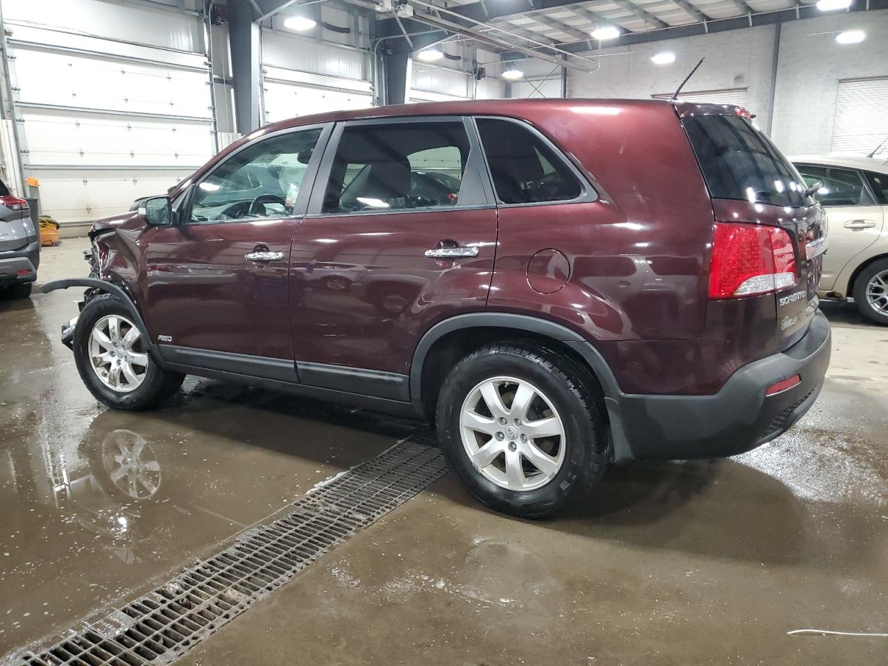2013 KIA Sorento VIN 5XYKTDA69DG397718 Copart auction photo, front end damage thumbnail 2