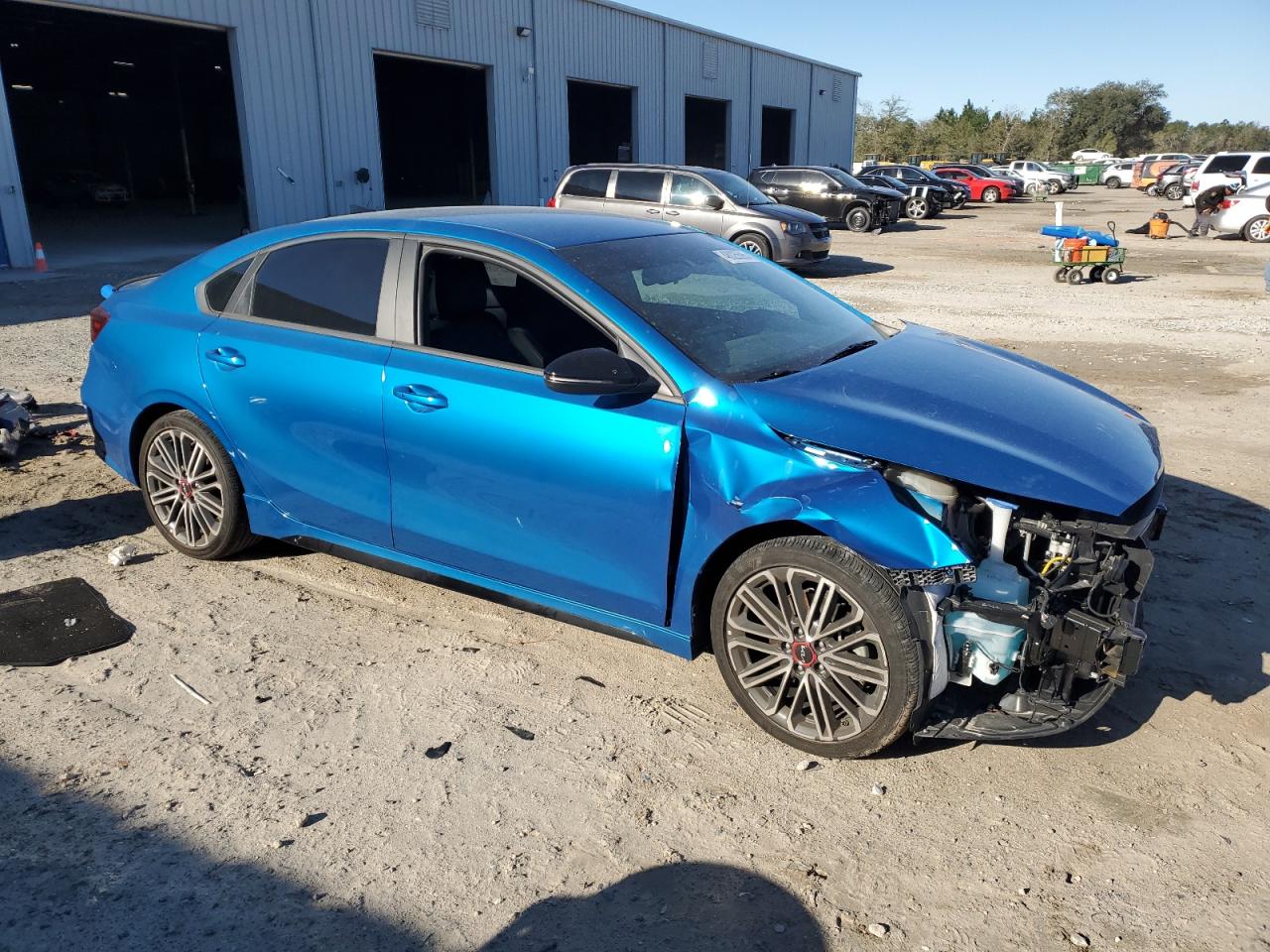 2023 KIA Forte VIN 3KPF44AC1PE637916 Copart auction photo, front end damage thumbnail 4