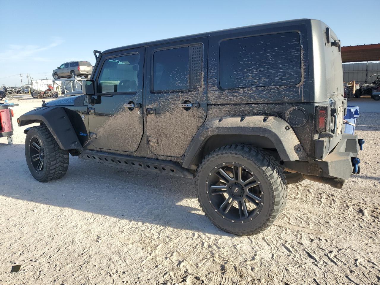 2014 Jeep Wrangler VIN 1C4HJWDG3EL115420 Copart auction photo, front end damage thumbnail 2