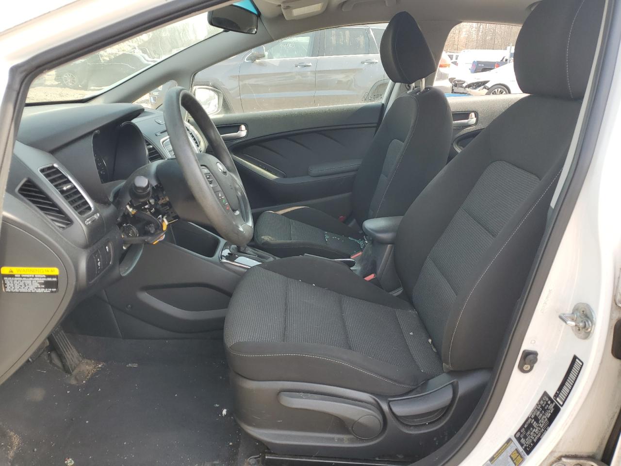 2017 KIA Forte VIN 3KPFK4A71HE111117 Copart auction photo, vandalism / stripped damage thumbnail 7