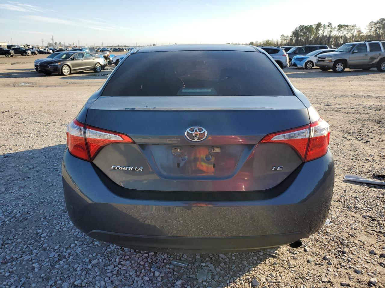 2016 Toyota Corolla VIN 5YFBURHE9GP567860 Copart auction photo, front end / side damage thumbnail 6