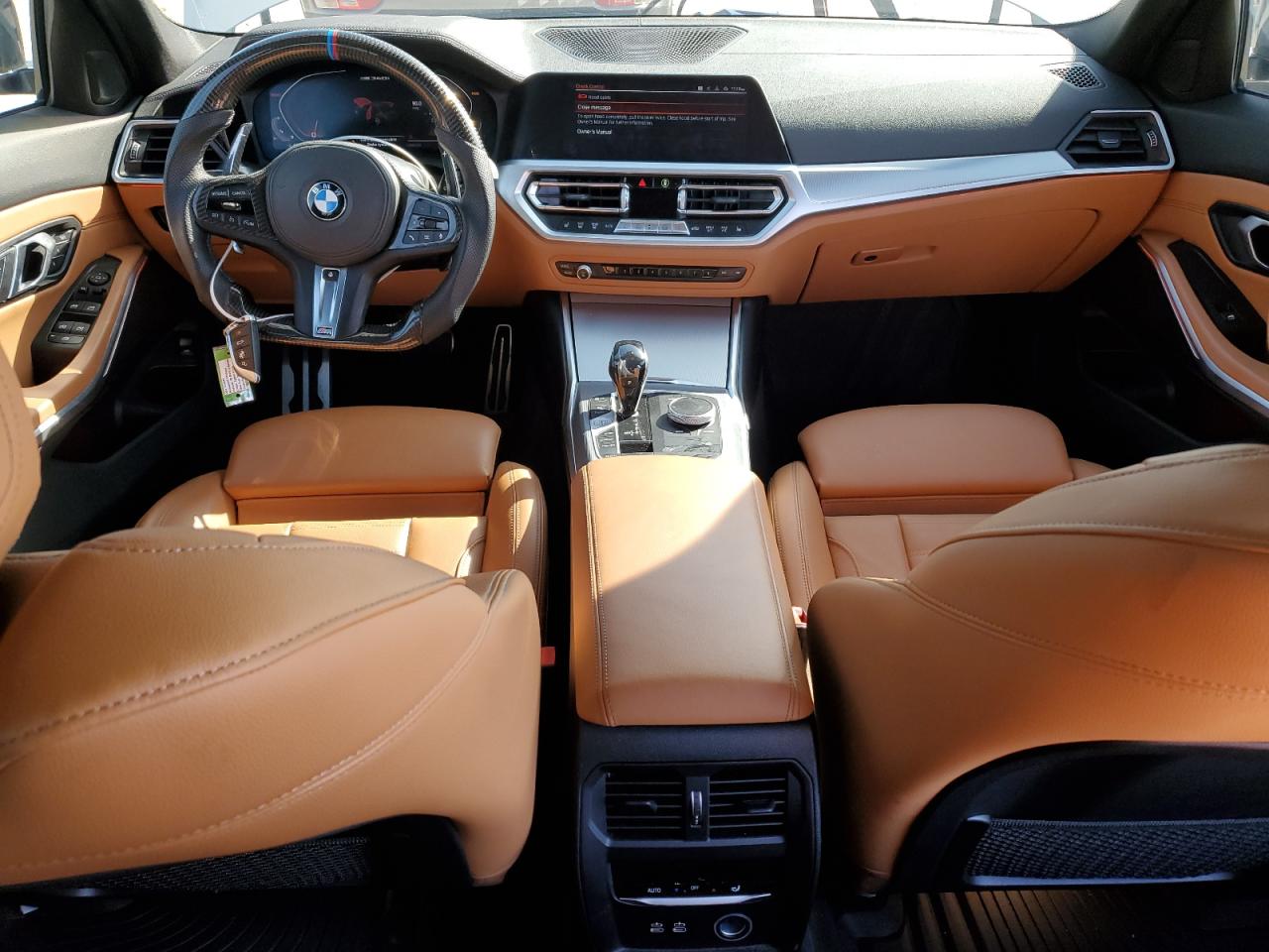 2020 BMW M3 VIN WBA5U7C01LFH91414 Copart auction photo, rear end / front end damage thumbnail 8