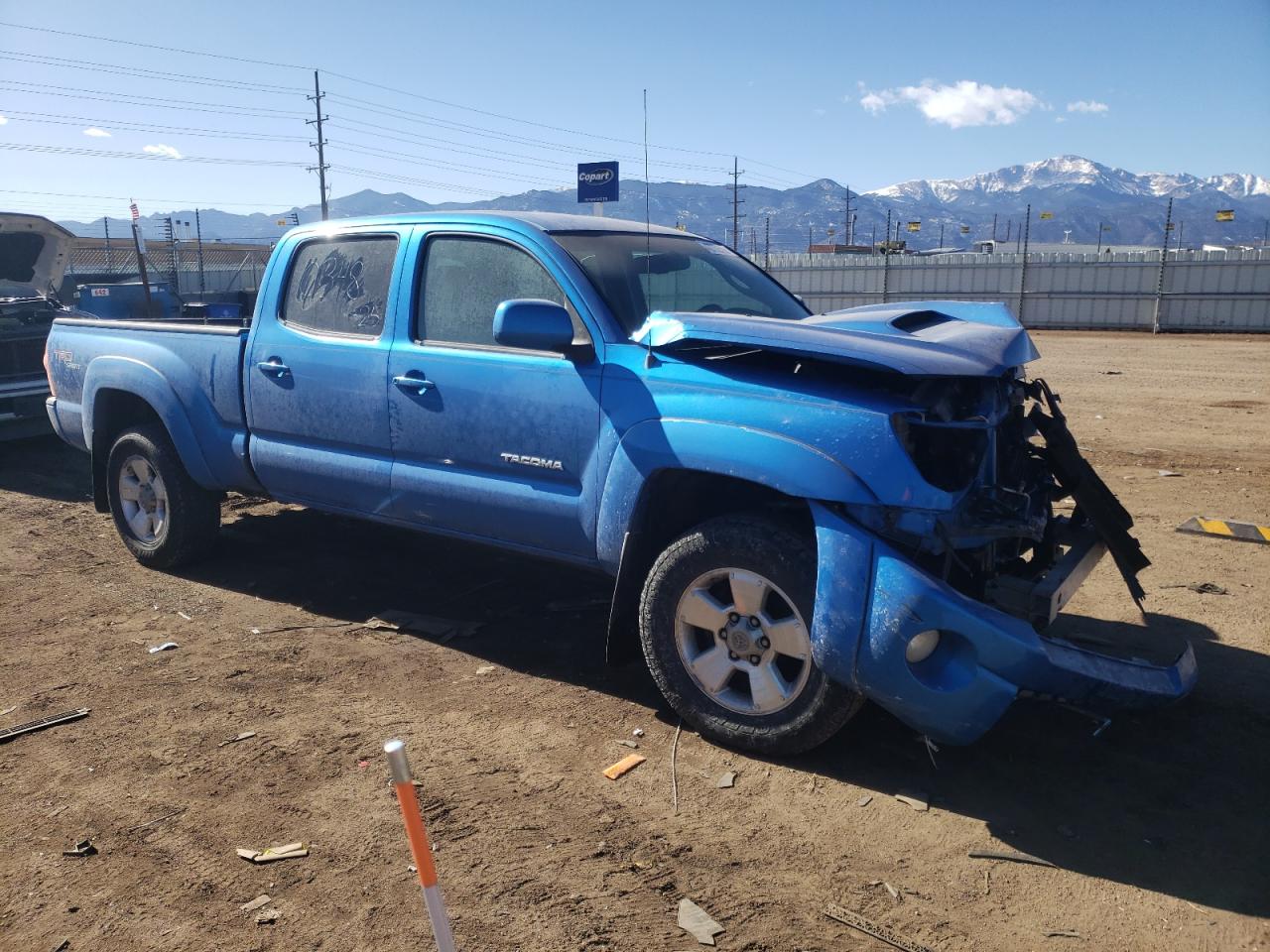 2008 Toyota Tacoma VIN 3TMMU52N18M007267 Copart auction photo, front end damage thumbnail 4