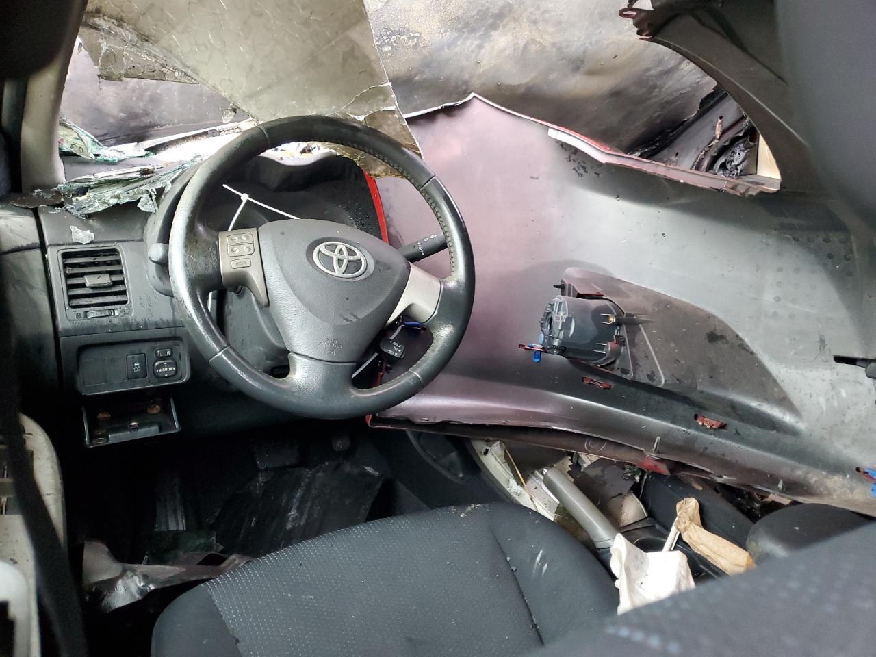2010 Toyota Corolla VIN 1NXBU4EE6AZ284166 Copart auction photo, burn - engine damage thumbnail 8