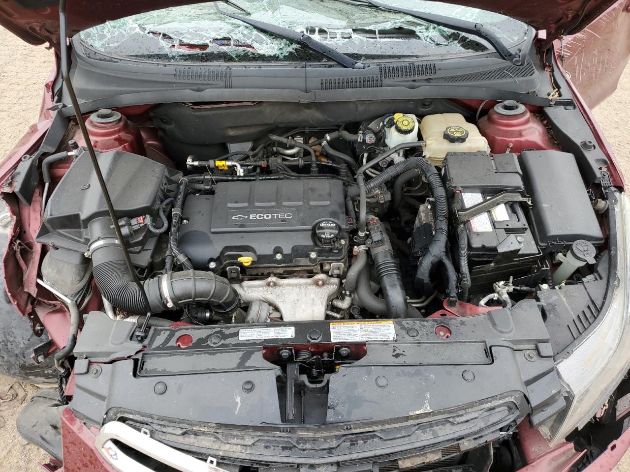 2016 Chevrolet Cruze VIN 1G1PE5SB9G7189284 Copart auction photo, rollover damage thumbnail 12