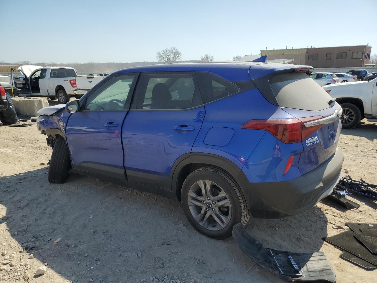 2021 KIA Seltos VIN KNDEPCAA0M7094016 Copart auction photo, front end / undercarriage damage thumbnail 2