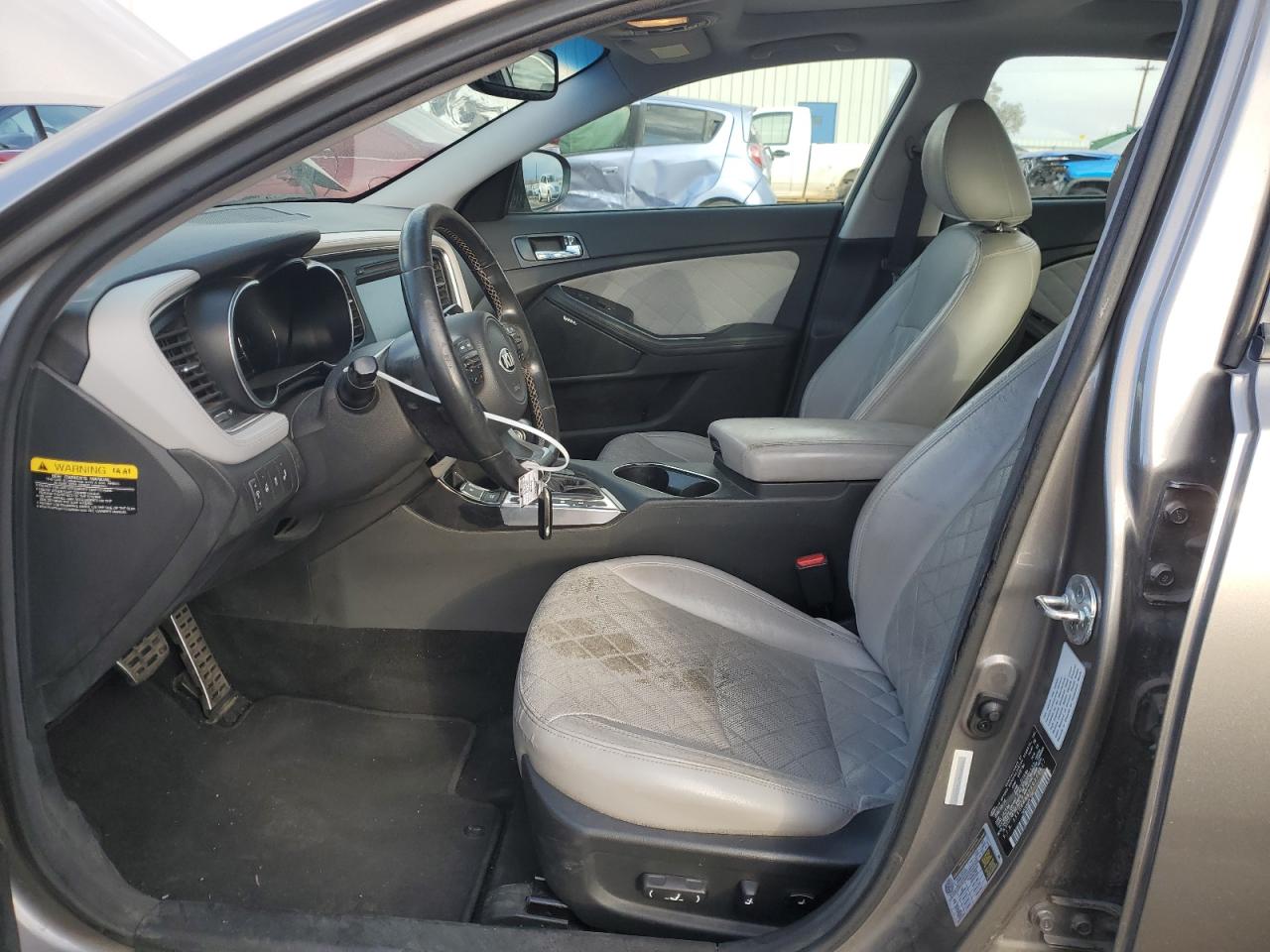 2015 KIA Optima VIN 5XXGR4A67FG363627 Copart auction photo, all over damage thumbnail 7