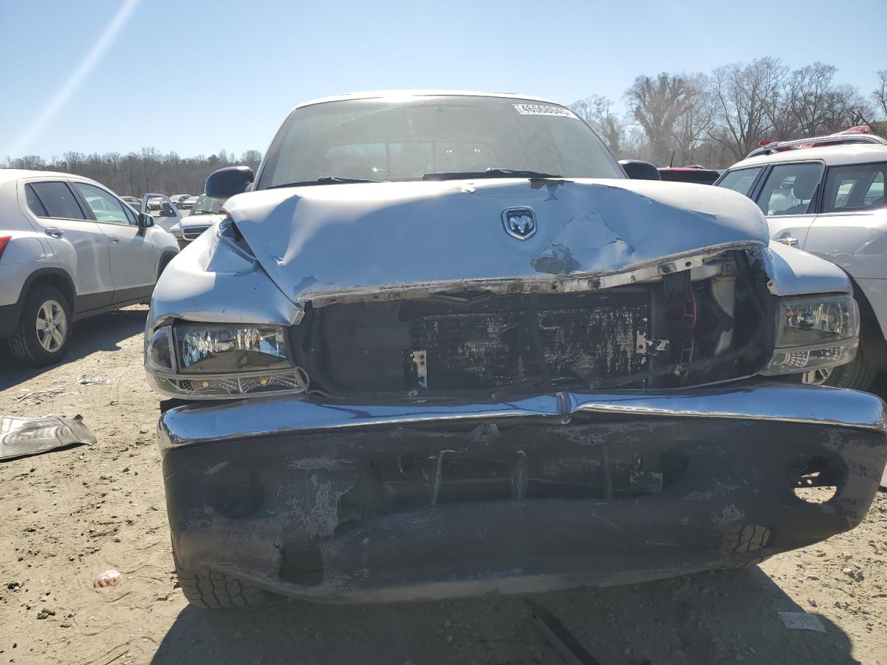 2004 Dodge Dakota VIN 1D7HL48N04S651386 Copart auction photo, front end damage thumbnail 5