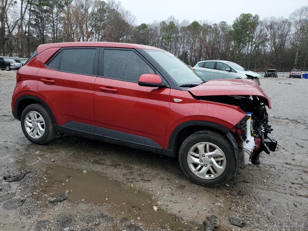 2023 Hyundai Venue VIN KMHRB8A33PU227951 Copart auction photo, front end damage thumbnail 4