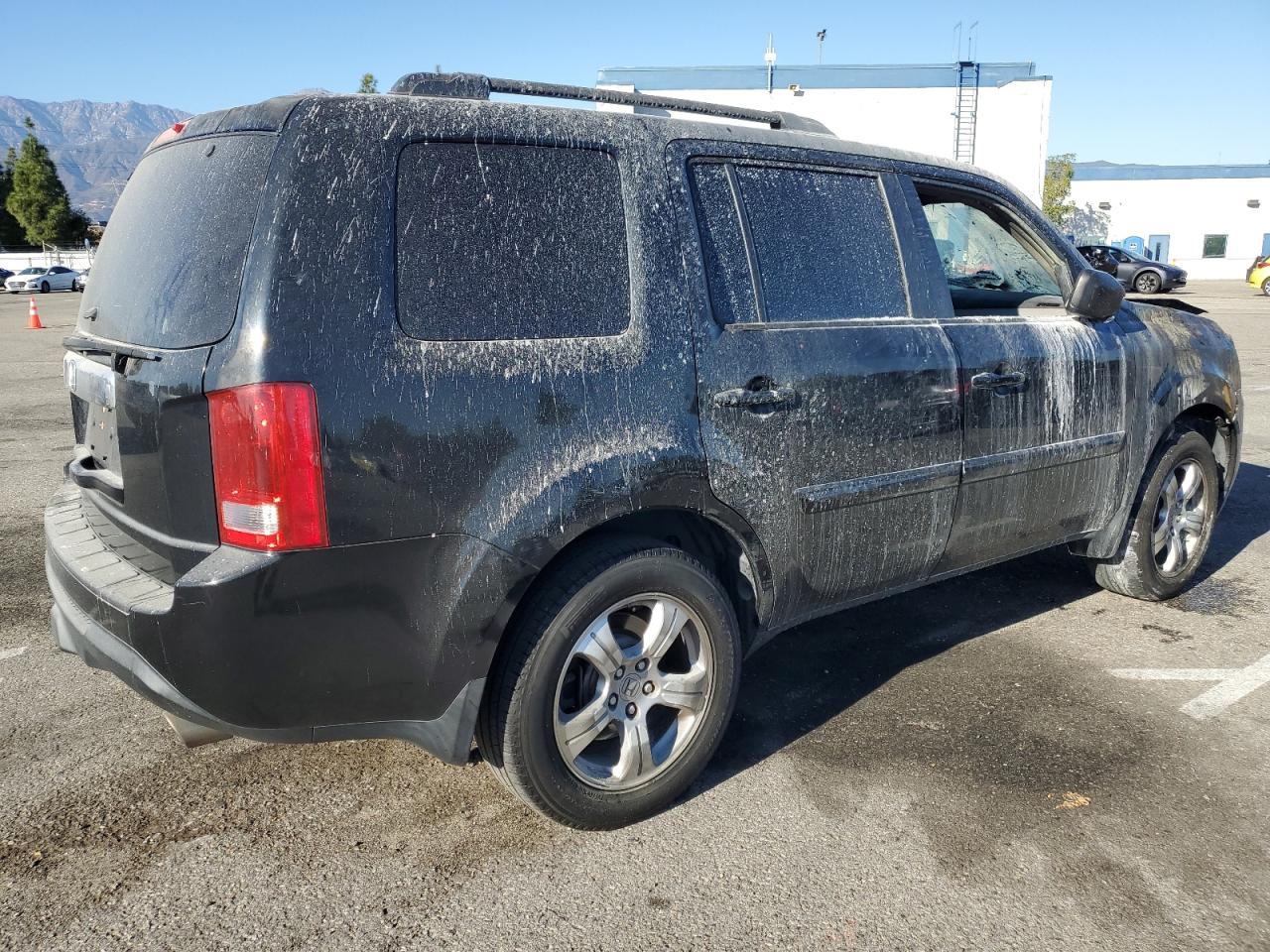 2014 Honda Pilot VIN 5FNYF3H52EB011478 Copart auction photo, burn - engine damage thumbnail 3
