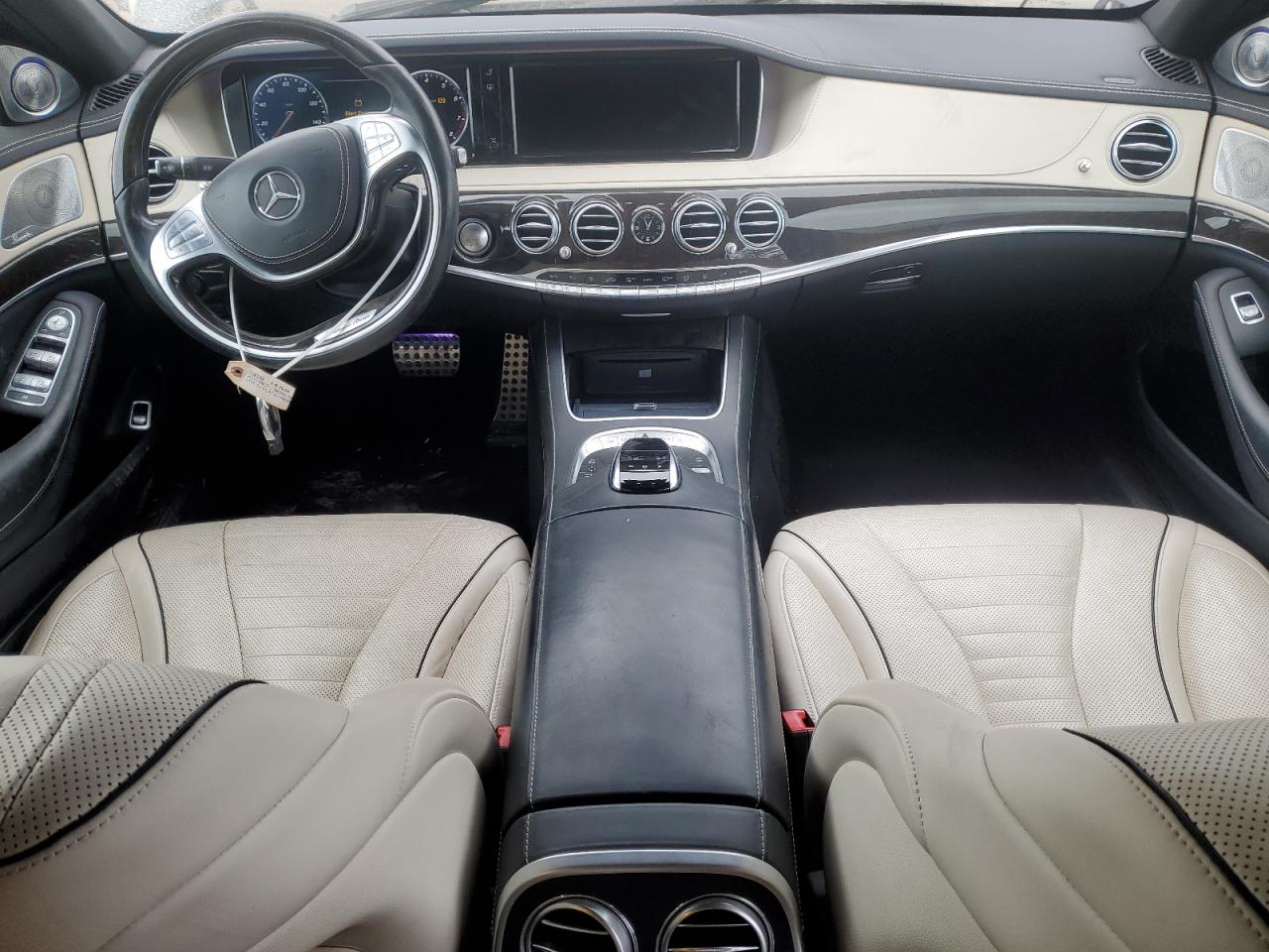 2015 Mercedes-Benz S-klasse VIN WDDUG8CB7FA162886 Copart auction photo, all over damage thumbnail 8