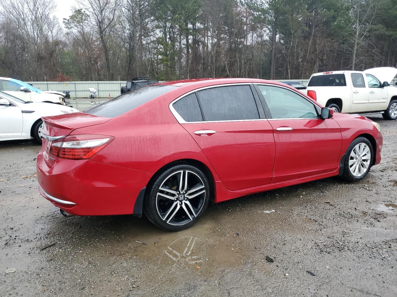 2016 Honda Accord VIN 1HGCR2F55GA200492 Copart auction photo, front end damage thumbnail 3