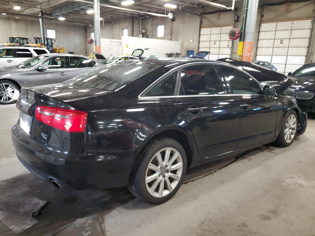 2014 Audi A6 VIN WAUFGAFC4EN042997 Copart auction photo, front end damage thumbnail 3