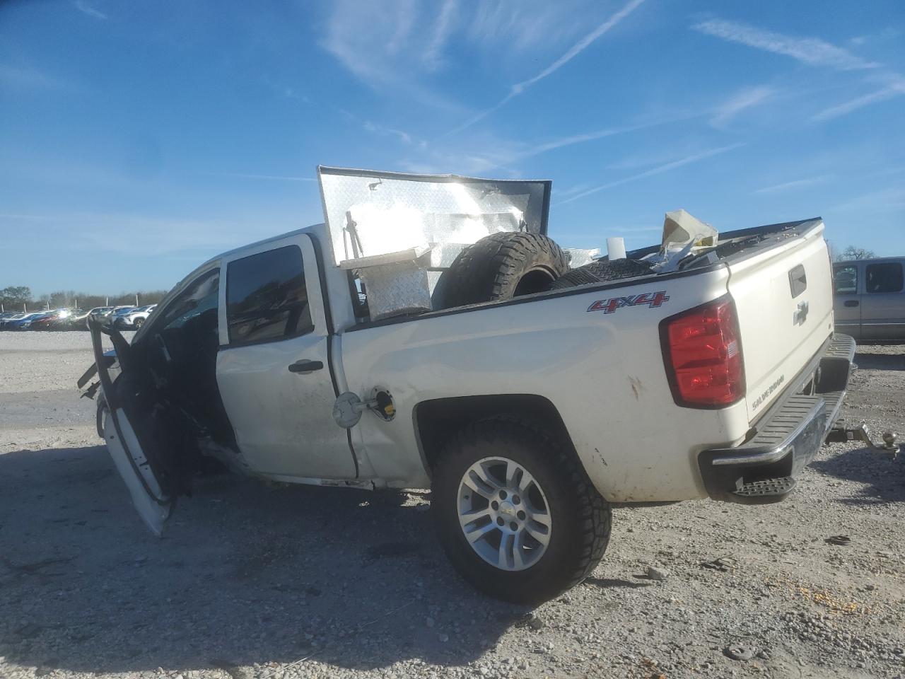 2014 Chevrolet Silverado VIN 3GCUKRECXEG244924 Copart auction photo, all over damage thumbnail 2