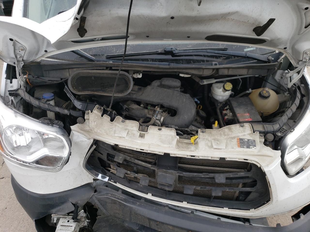 2018 Ford Transit VIN 1FTYR1ZM6JKA64361 Copart auction photo, front end / hail damage thumbnail 12
