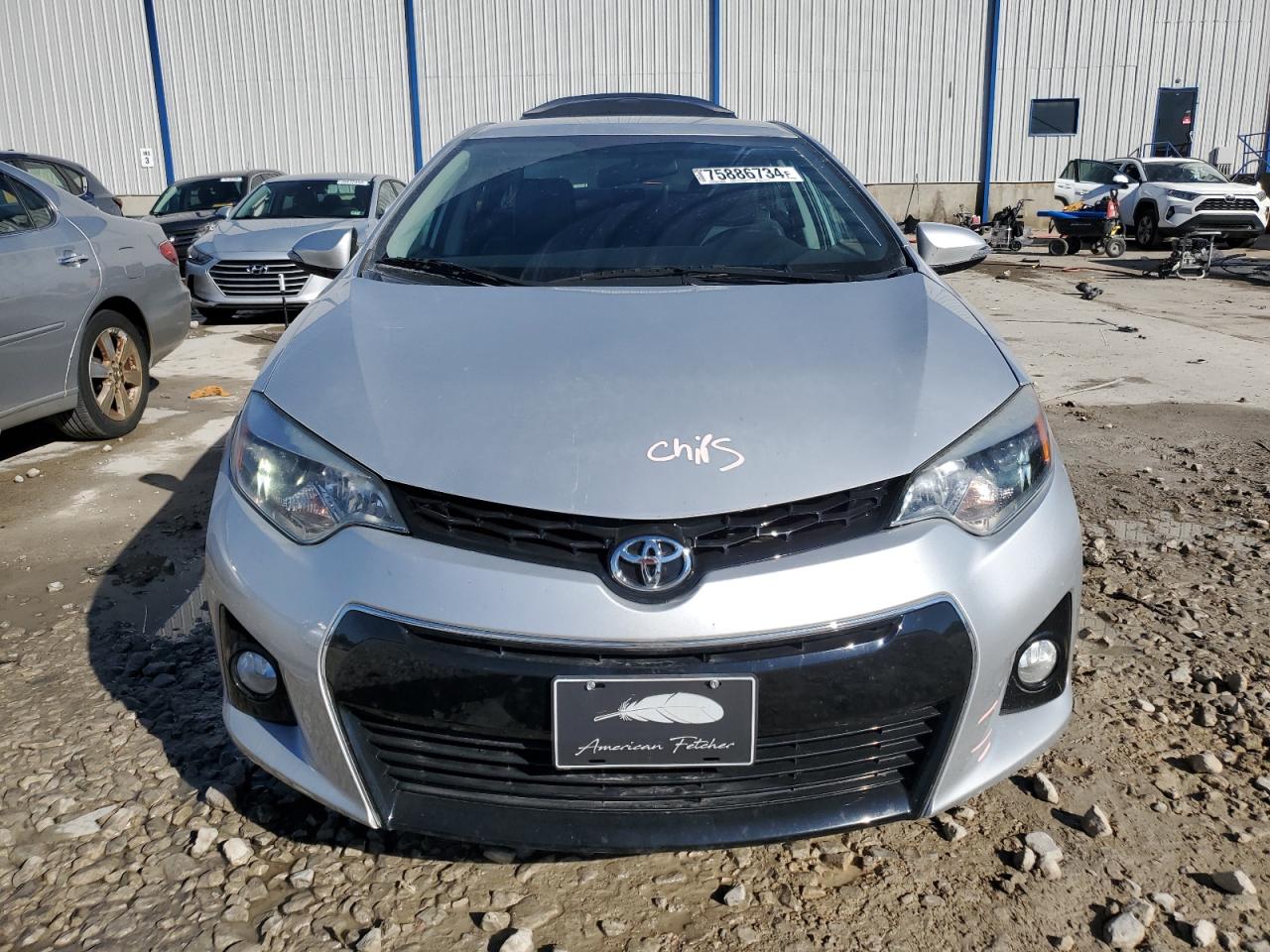 2016 Toyota Corolla VIN 5YFBURHEXGP553871 Copart auction photo, rear end damage thumbnail 5